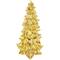 9.5" Metallic Woodland Layered Decoration Christmas Tree